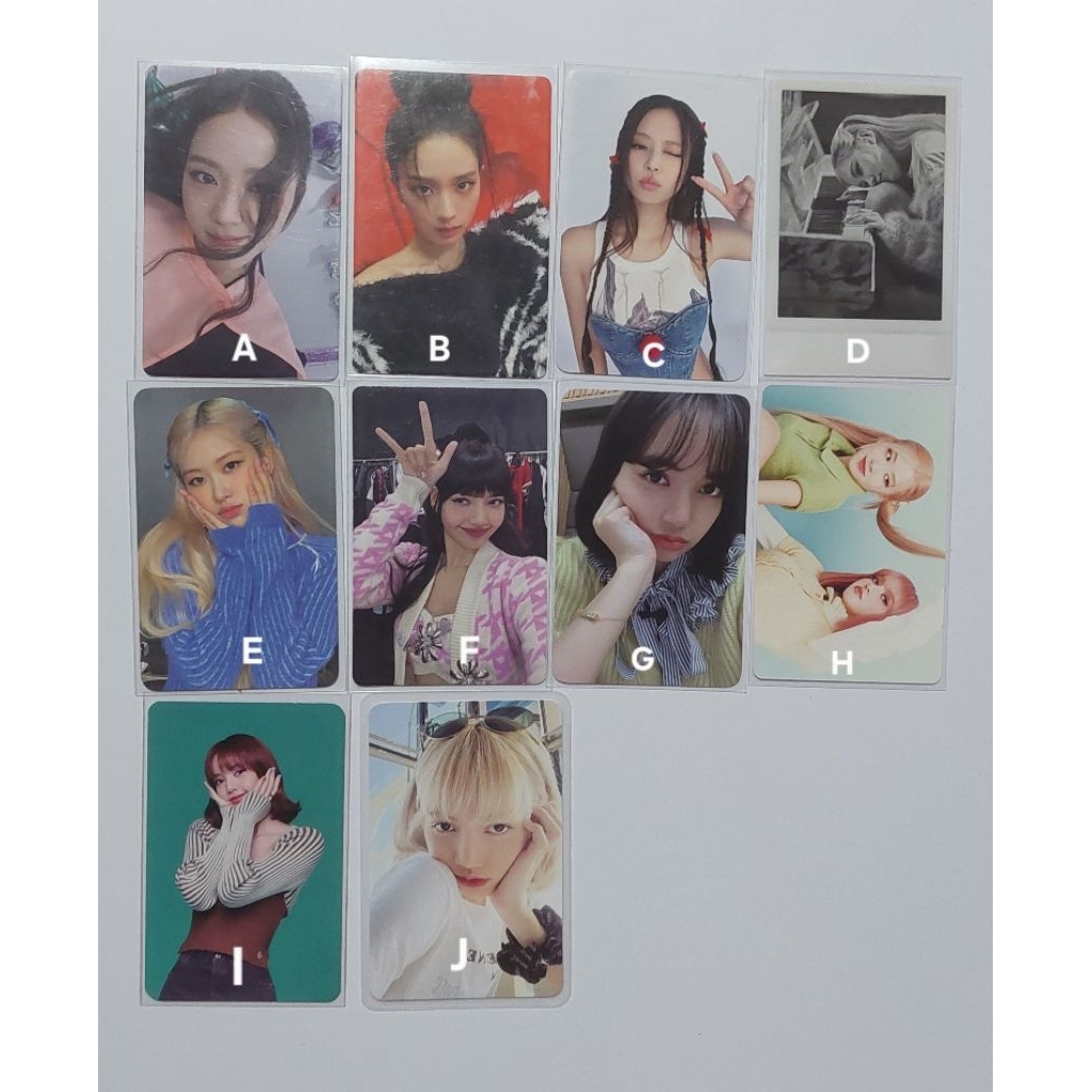 Photocard Jisoo Blackpink ME solo official Fansign lisa rose jennie unit pola