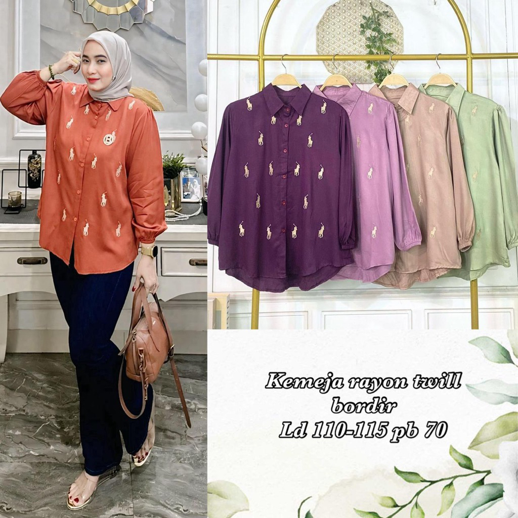 Blouse Katun Bordir