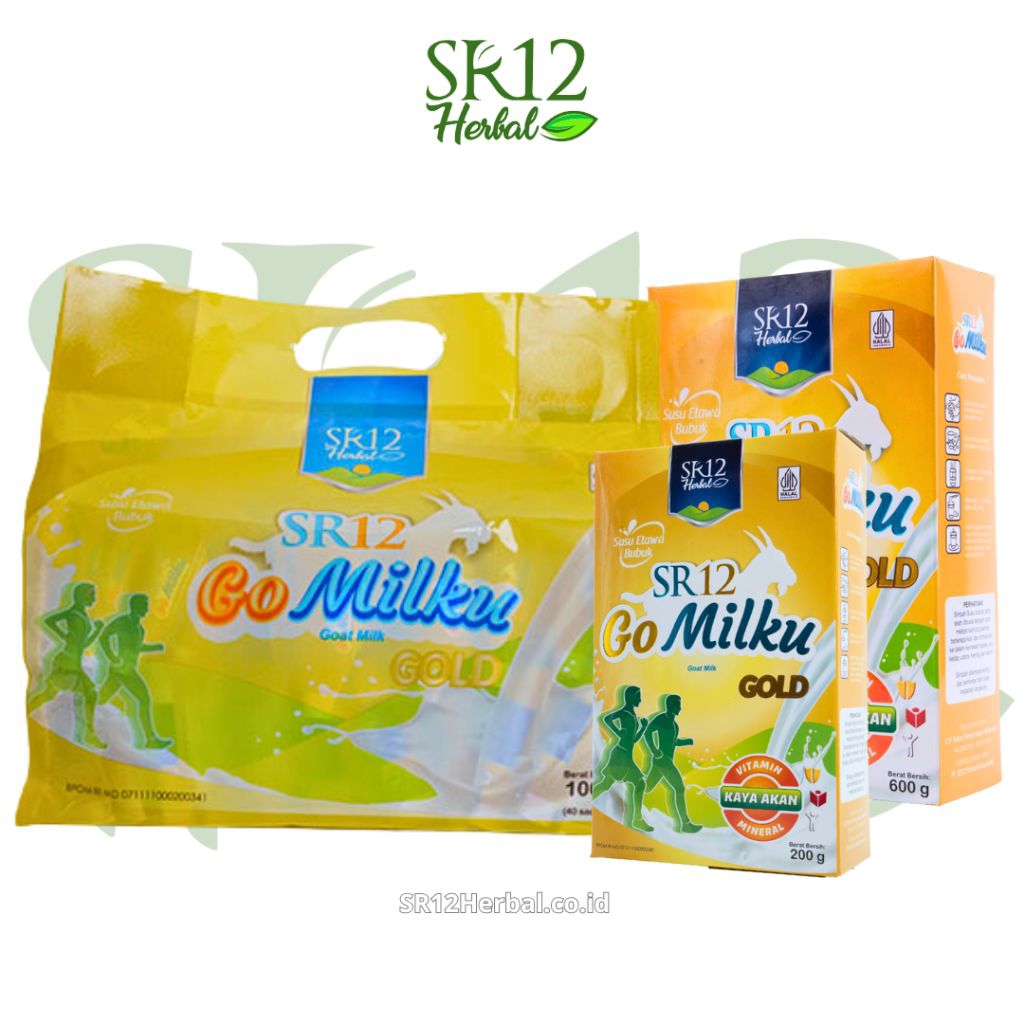 

GoMilku Gold by SR12 / Go Milku Gold / Susu Kambing Khusus Lansia /