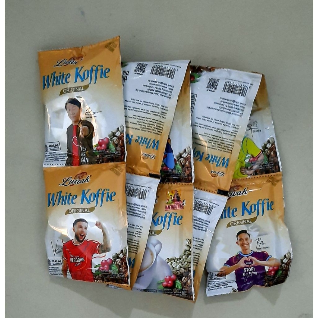 

KOPI LUWAK WHITE COFFE ORIGINAL 20g RENCENG ( ISI 10) PROMO !!!