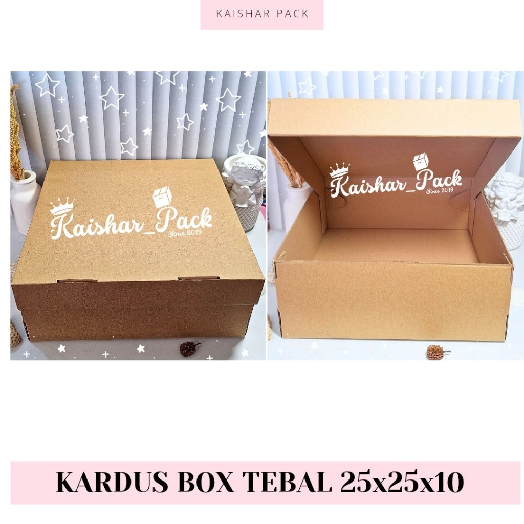 

KAISHAR - KARDUS BOX 25X25X10 / PIECES