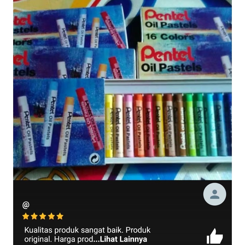 

Pentel Oil Pastels 16 Warna