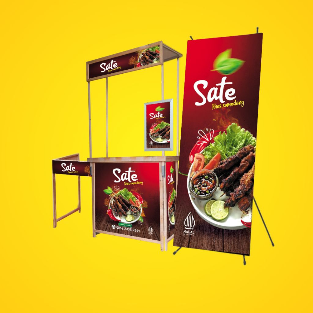 Booth Portable Murah + Meja Kompor + Atap
