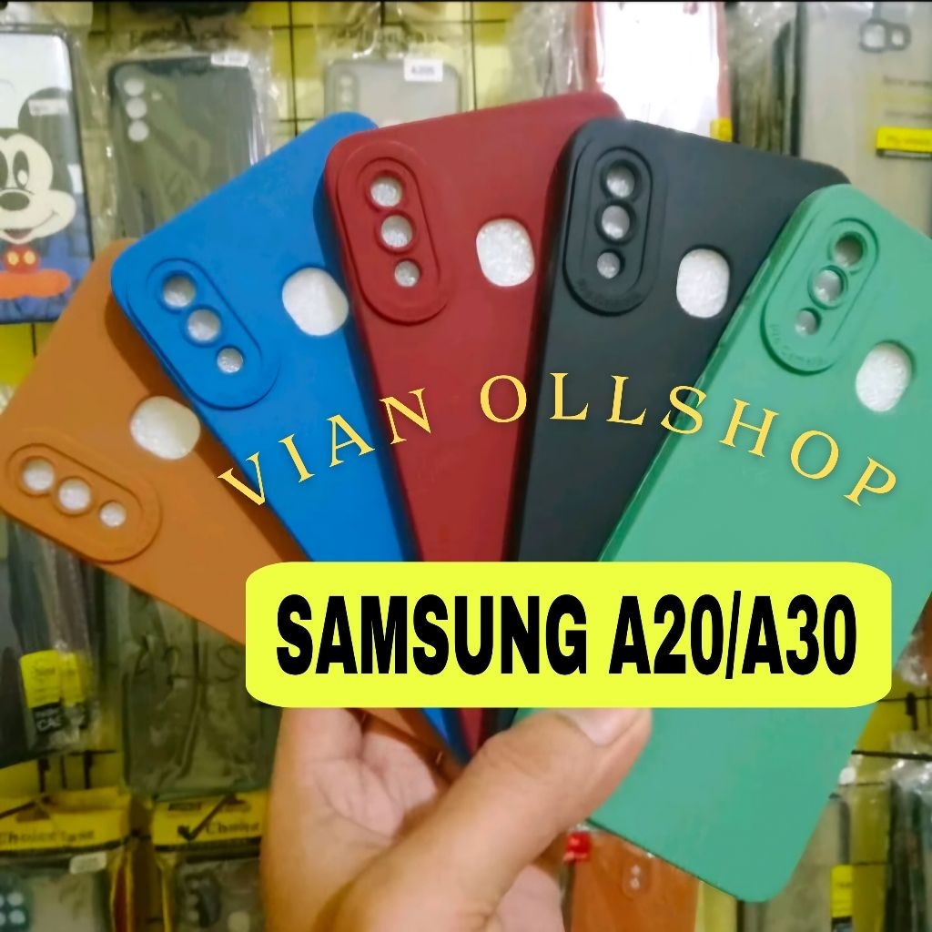 Softcase samsung A20/A30 dan tempered samsung A20/samsung A30.