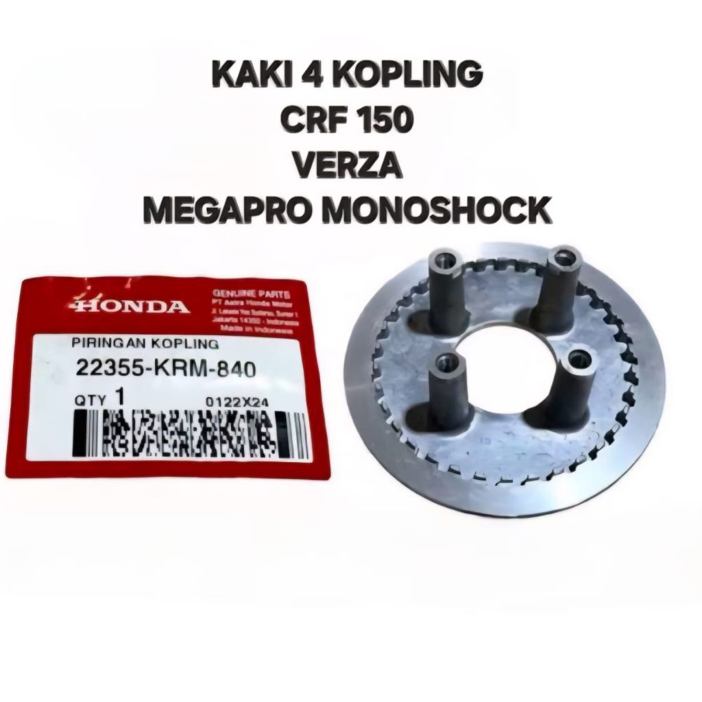 KAKI 4 RUMAH KOPLING CRF 150 VERZA MEGAPRO MONOSHOCK ORIGINAL