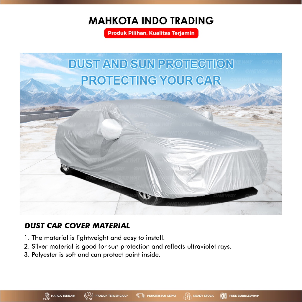 garansi custom body cover mobil / sarung mobil / aksesoris xenia lama