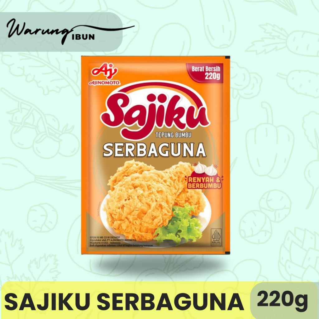 

Tepung sajiku serbaguna 220 gr ajinomoto