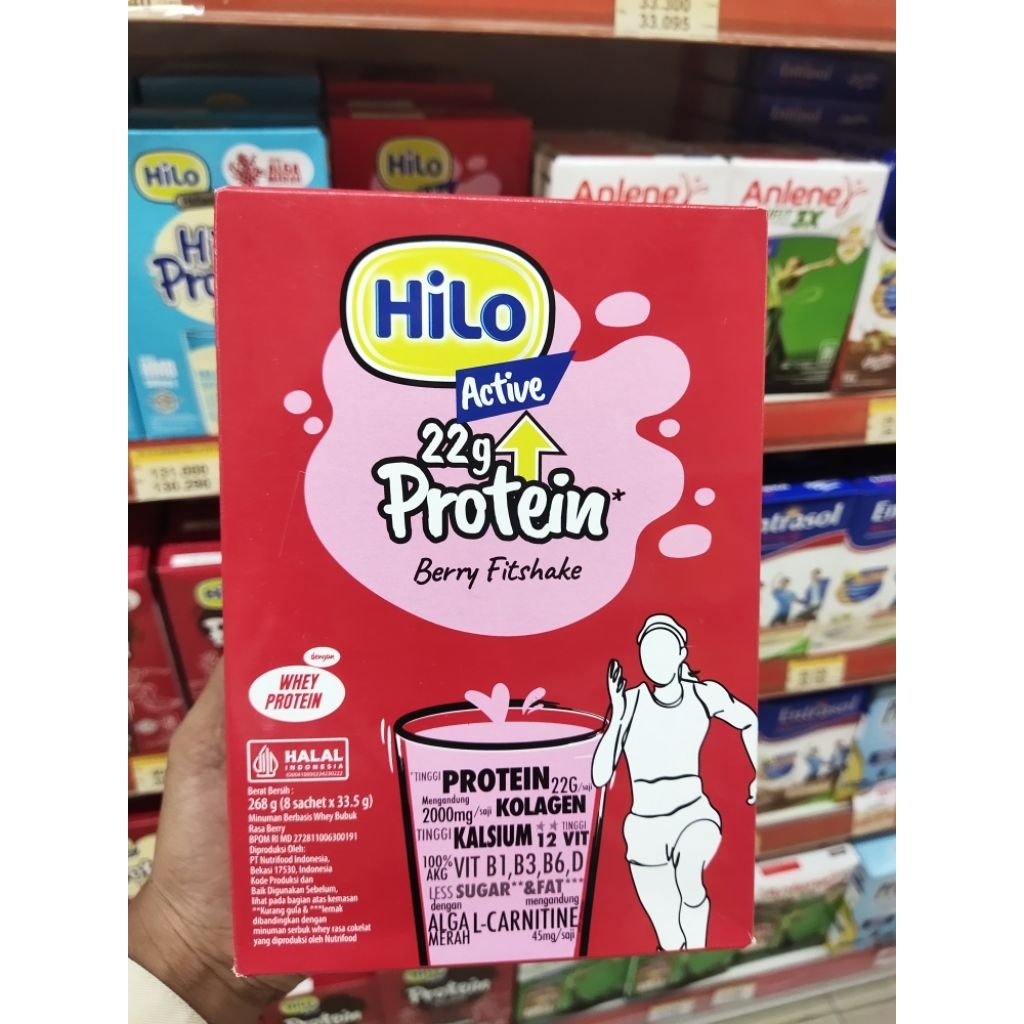 

Hilo Active Protein Berry Fitshake 8x33,5gr