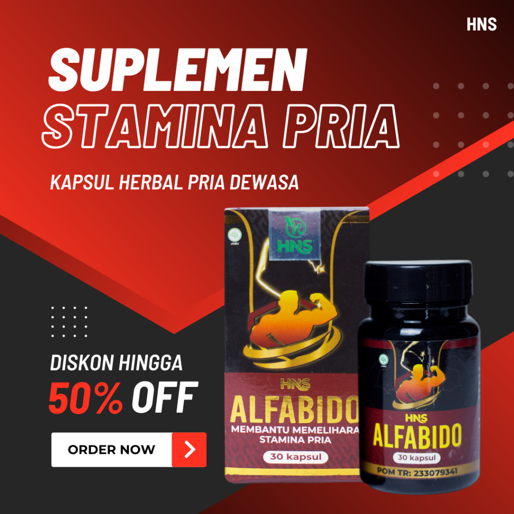 [SUPLEMEN MULTIVITAMIN STAMINA PRIA] ALFABIDO SUPLEMEN STAMINA PRIA