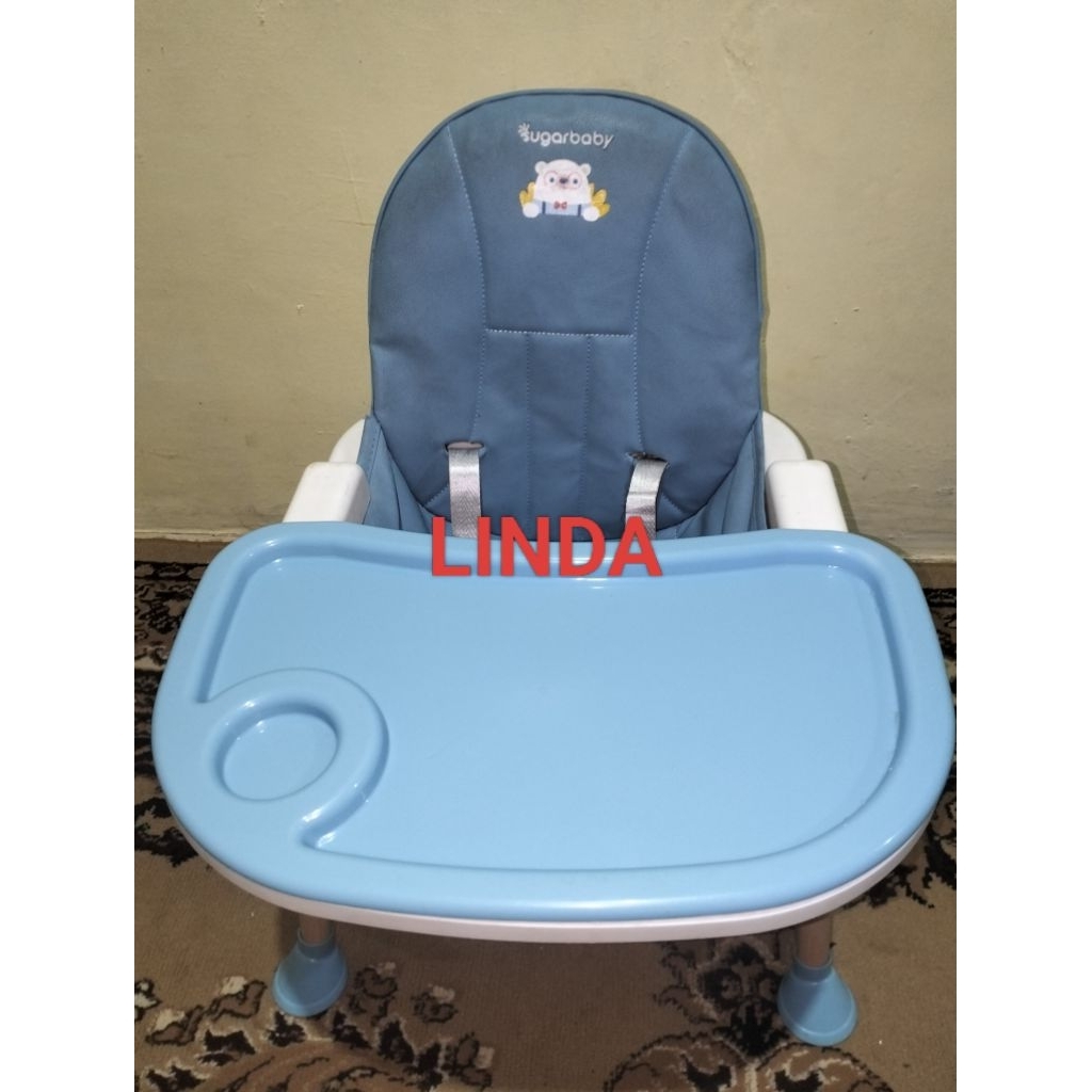 Preloved Sugar Baby Chair baby booster seat and high chair / kursi makan bayi sugar baby