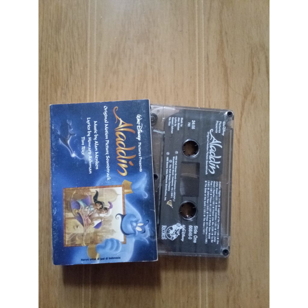 kaset pita soundtrack aladdin