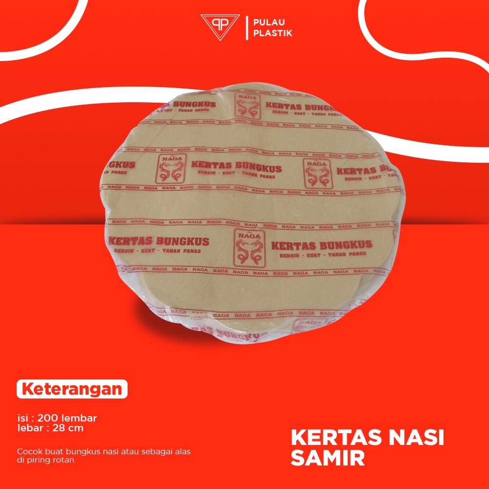 Kertas Nasi Bunga / Alas Kertas Piring Rotan / Kertas Nasi Bulat