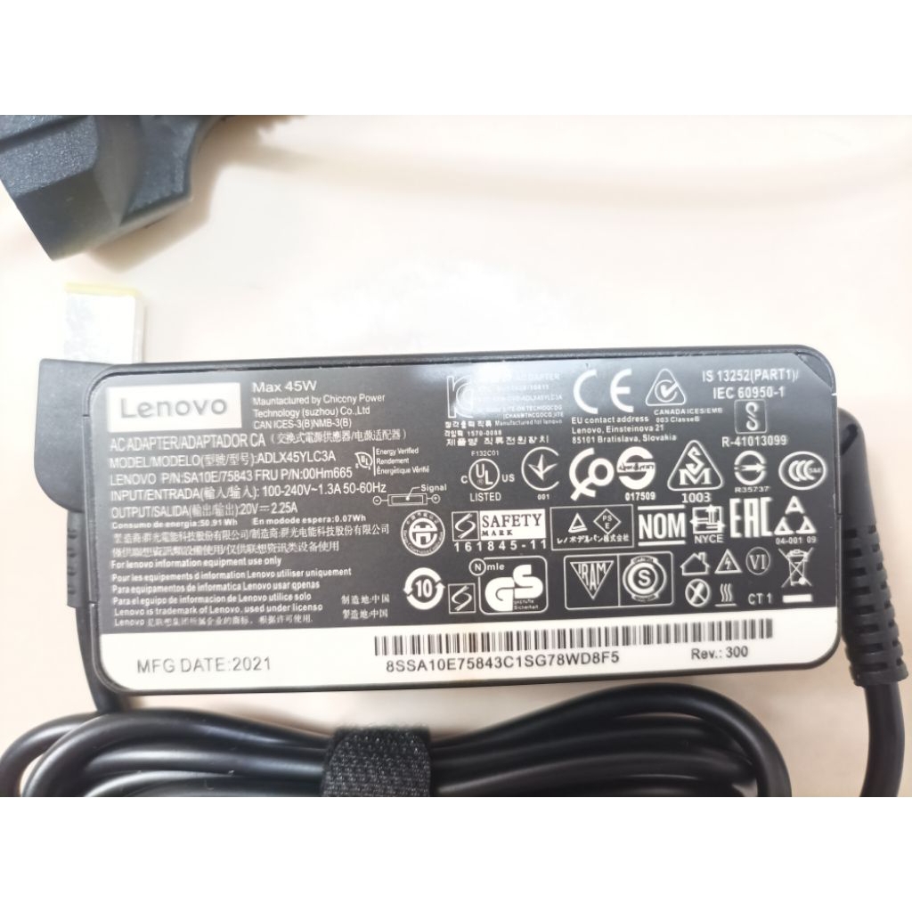 charger laptop lenovo