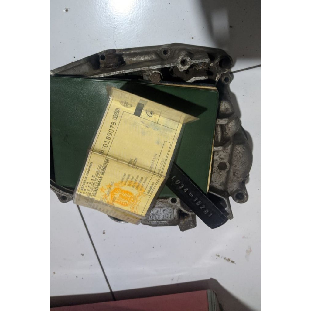 surat GL 125 K plat AA