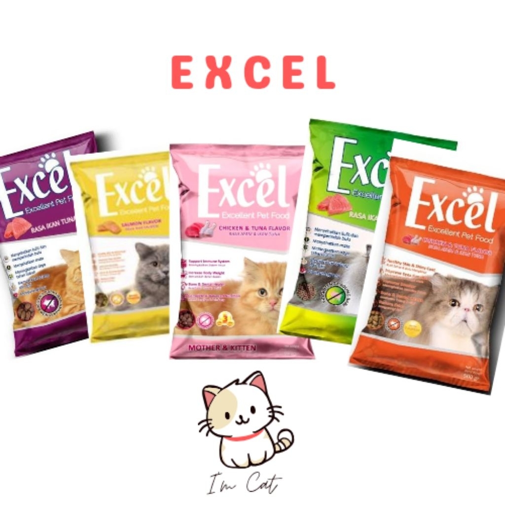 EXCEL • EXCELLENT CAT FOOD • MAKANAN KUCING