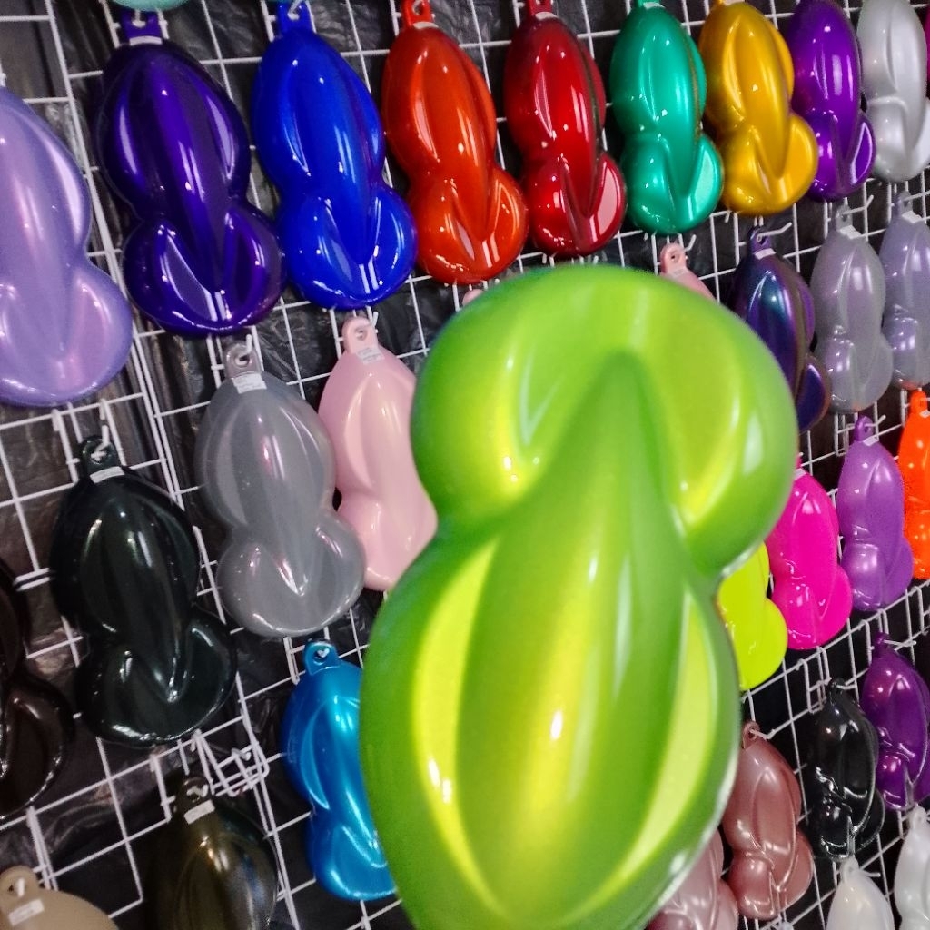 Cat Lime Green PU/Hijau Metalic Cat Motor Mobil 500ml