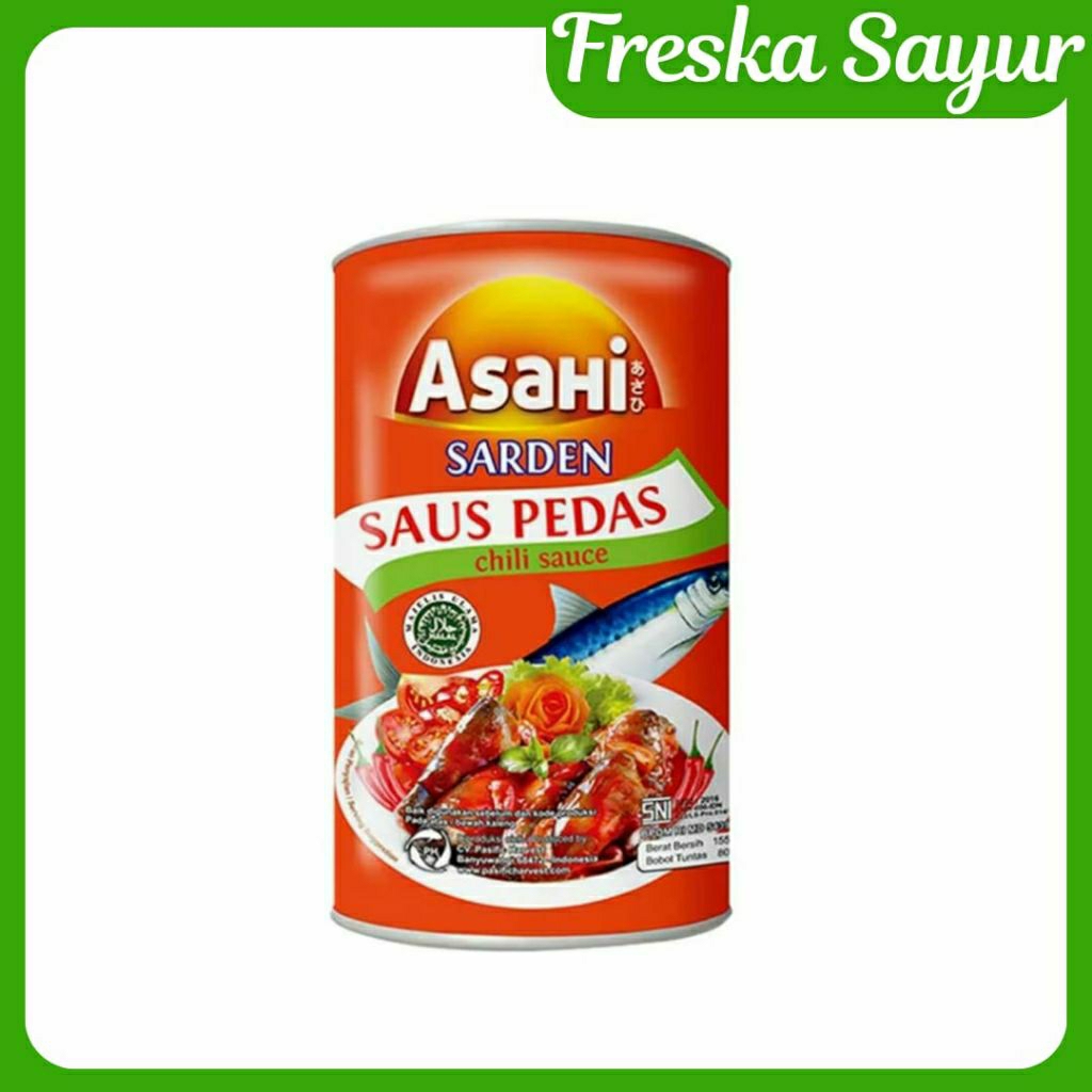 

Asahi Sarden Saus Pedas Kaleng 155 gr