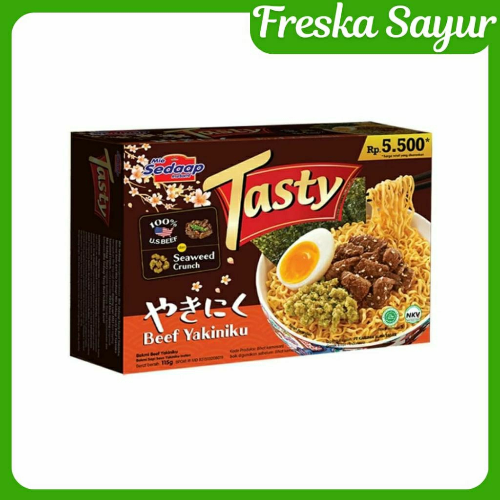 

Sedaap Tasty Mie Instan Beef Yakiniku 115 gr