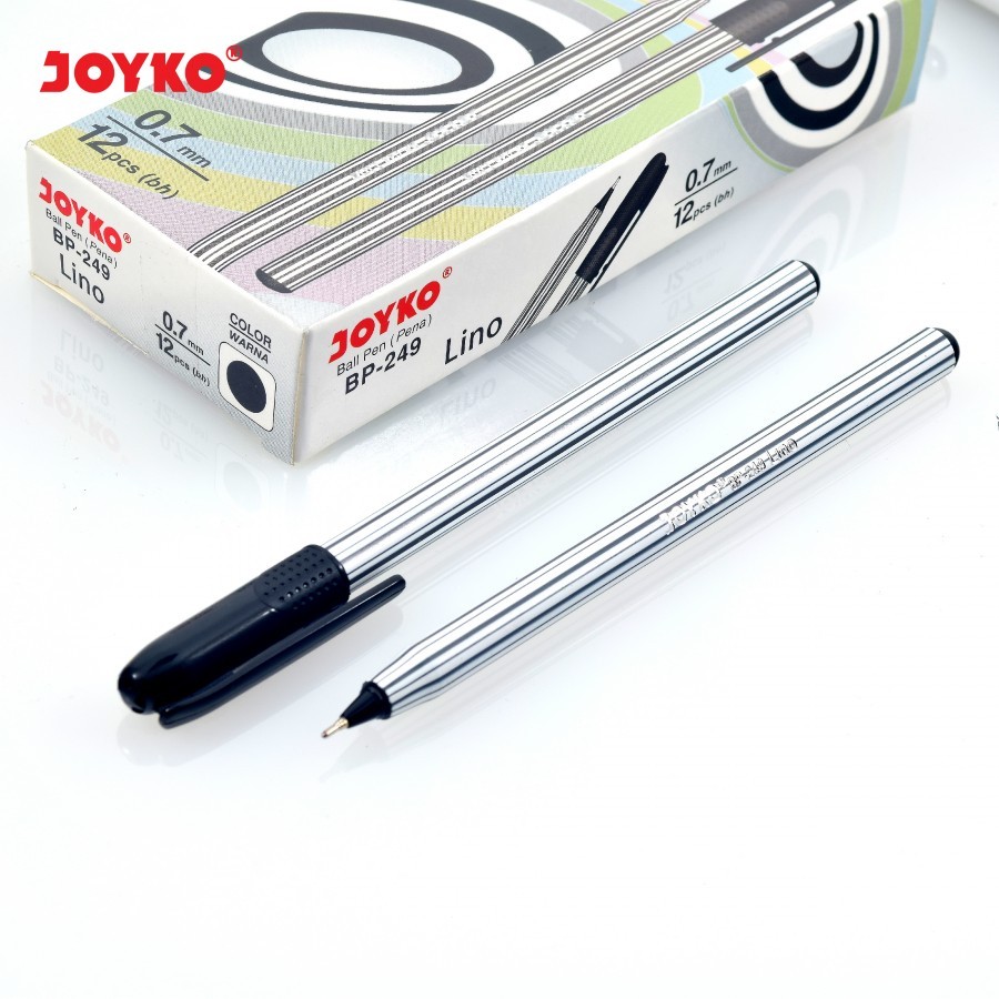 

Joyko Ballpoint BP-249 Lino 0.7mm - Hitam | Penulisan Halus dan Presisi