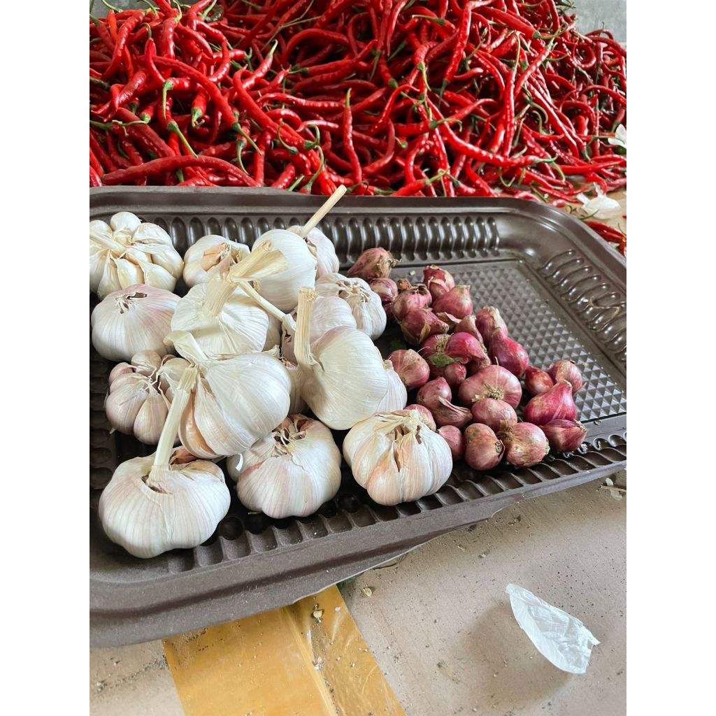 

paket bawang merah putih 1kg murah