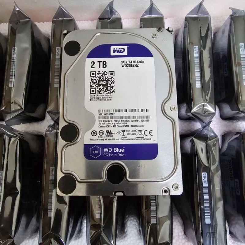 HARDISK PC 500GB /1TB/ 2TB WD BLUE /BARRACUDA SATA 3,5" INCHI -HDD PC CPU BARU 0 DAYS