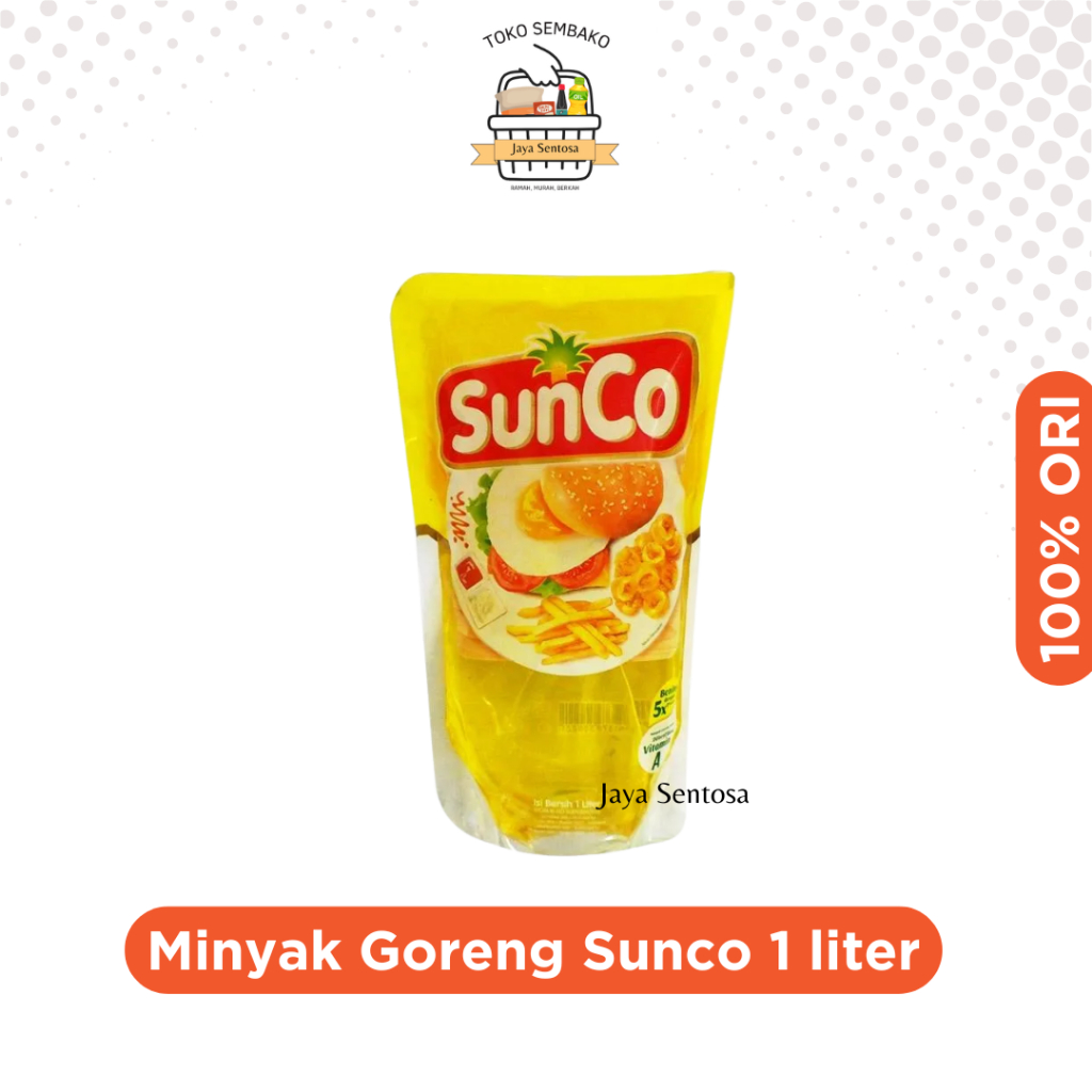 

Minyak Goreng Sunco Kemasan Pouch 1 Liter 1Pcs