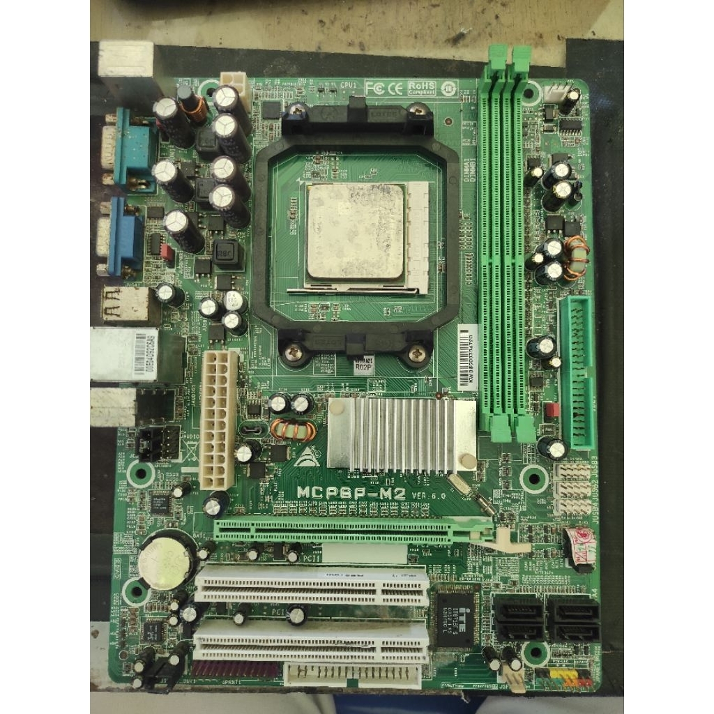 mobo Biostar Am2 tambah processor athlon 64 x2 minus