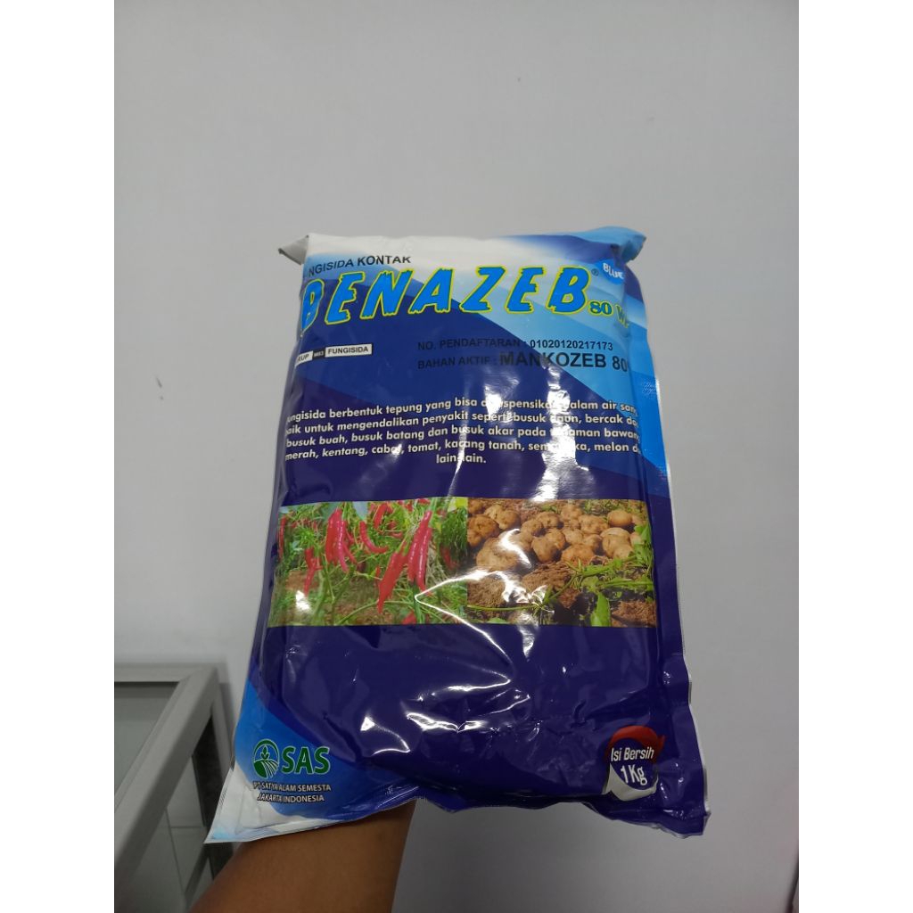 Fungisida Benazeb Biru 80WP (Mankozeb 80%) 1kg
