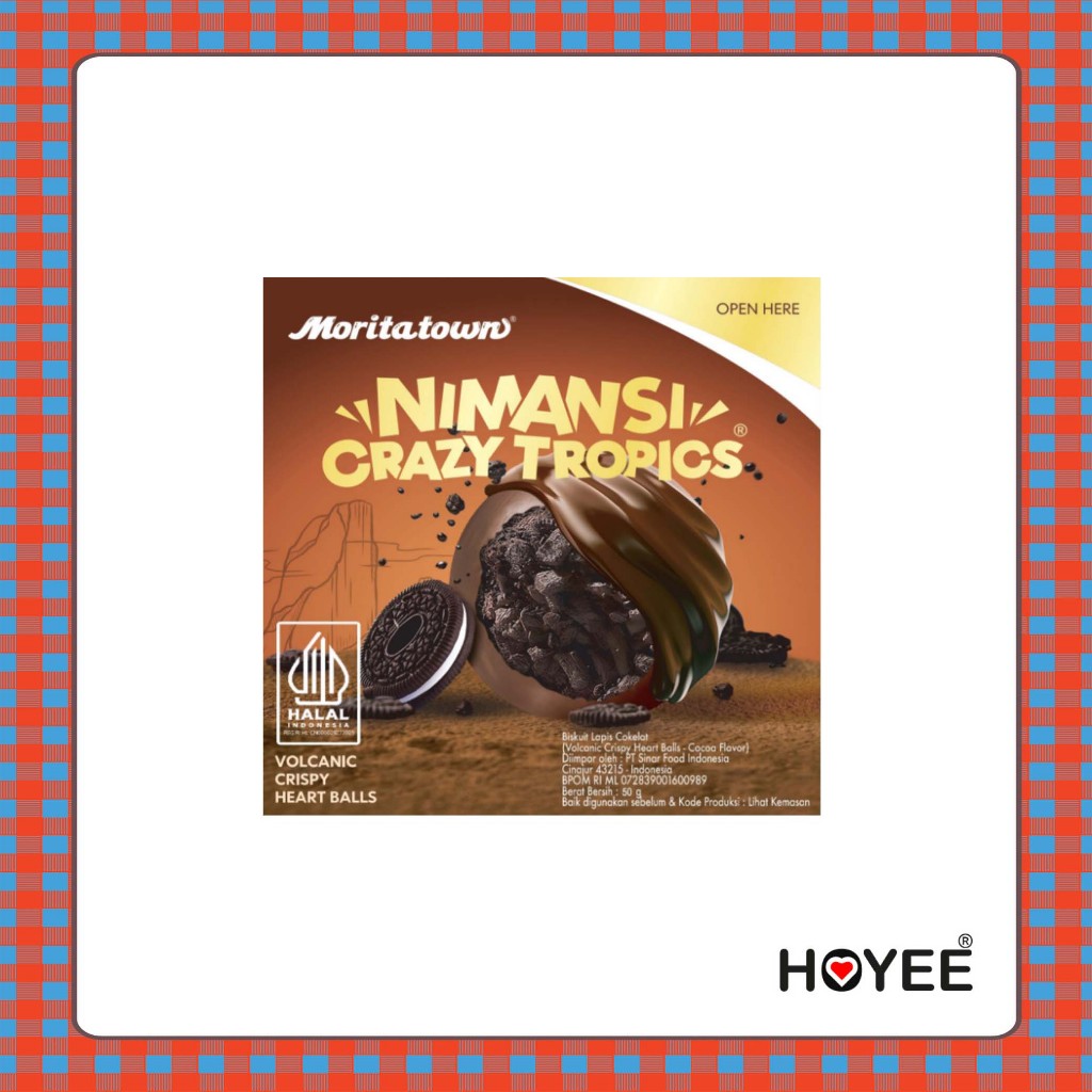

VOLCANIC CRISPY HEARTBALLS (Cocoa flavor)