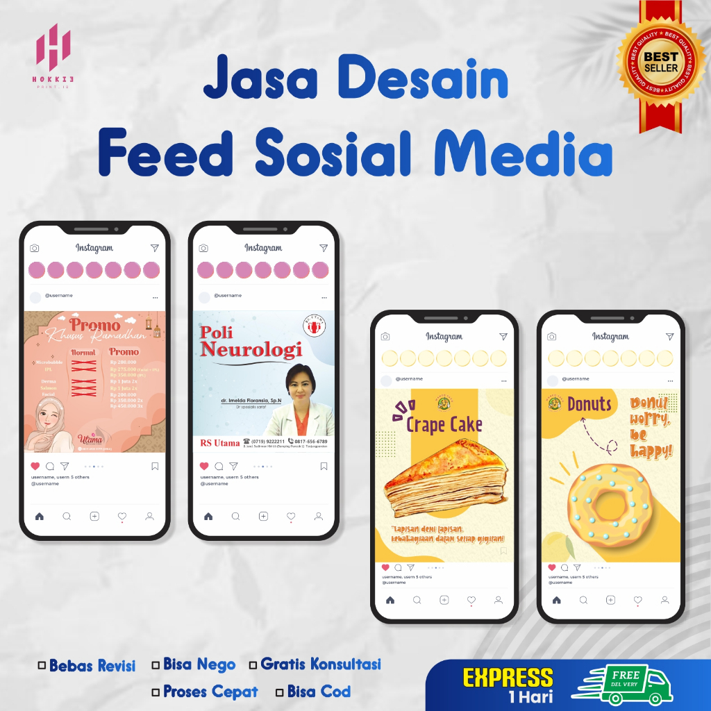 JASA DESAIN GRAFIS, JASA DESAIN MANAGE FEED SOSIAL MEDIA, DAN LAINNYA