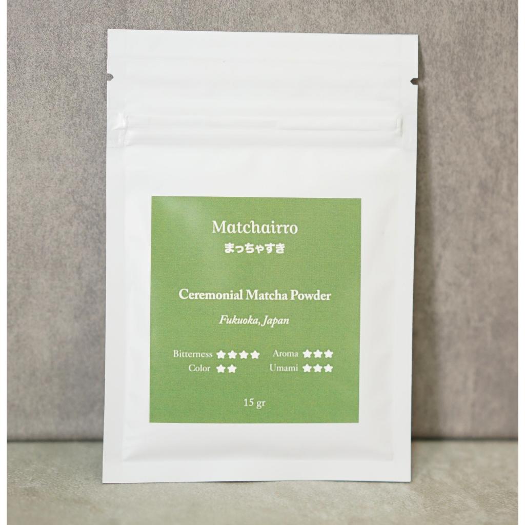 

Ceremonial Matcha Powder by Matchairro - Midori 15 Gram