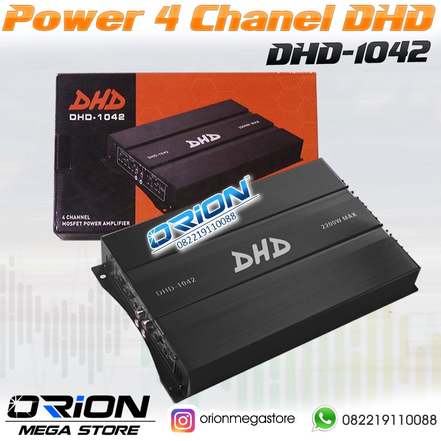 Power 4 Channel DHD Power Murah Power Mobil