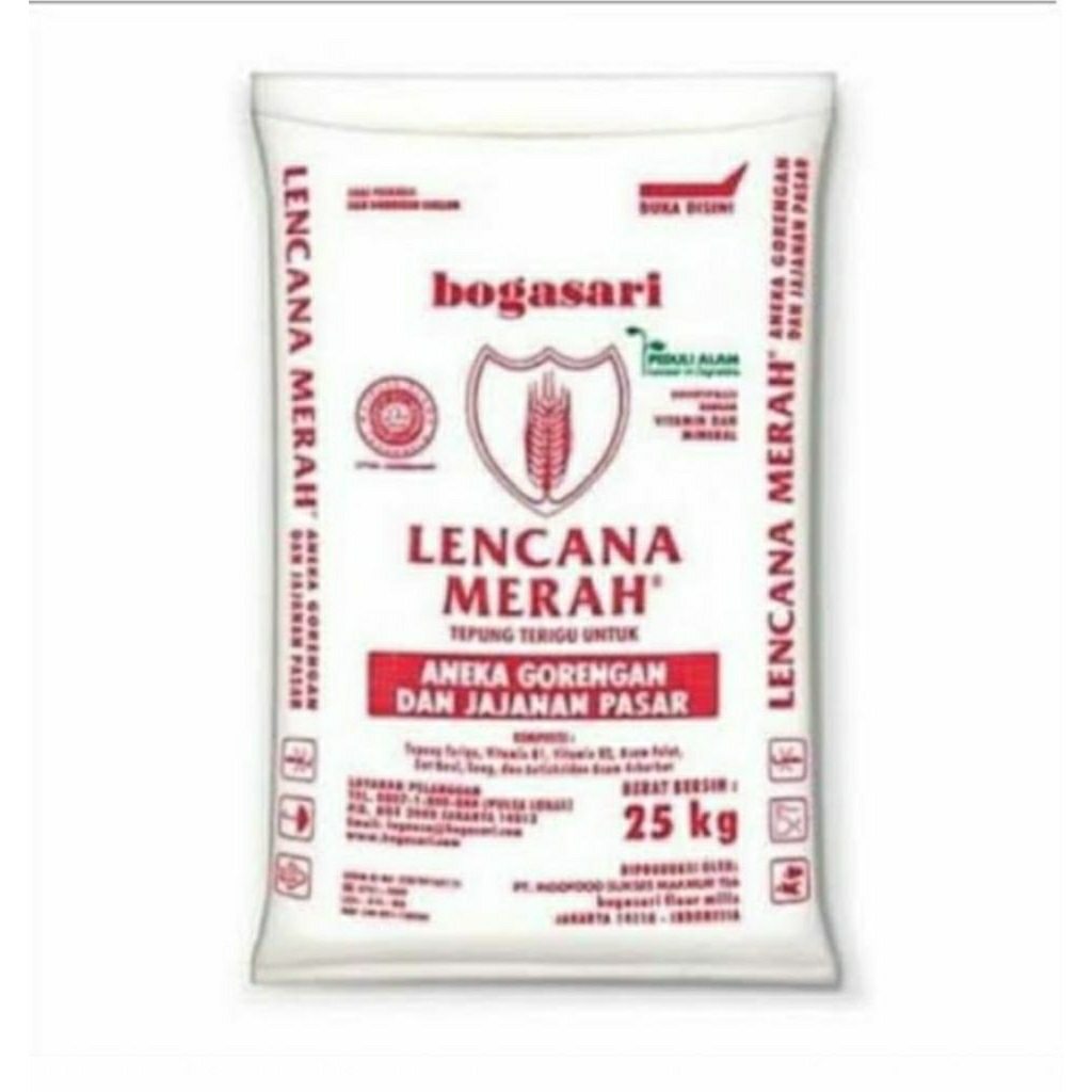 

Tepung Terigu Lencana Merah Satu Karung