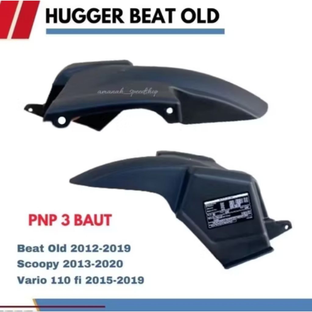 hugger airblade pnp 3 baut beat vario 110 fi Scoopy