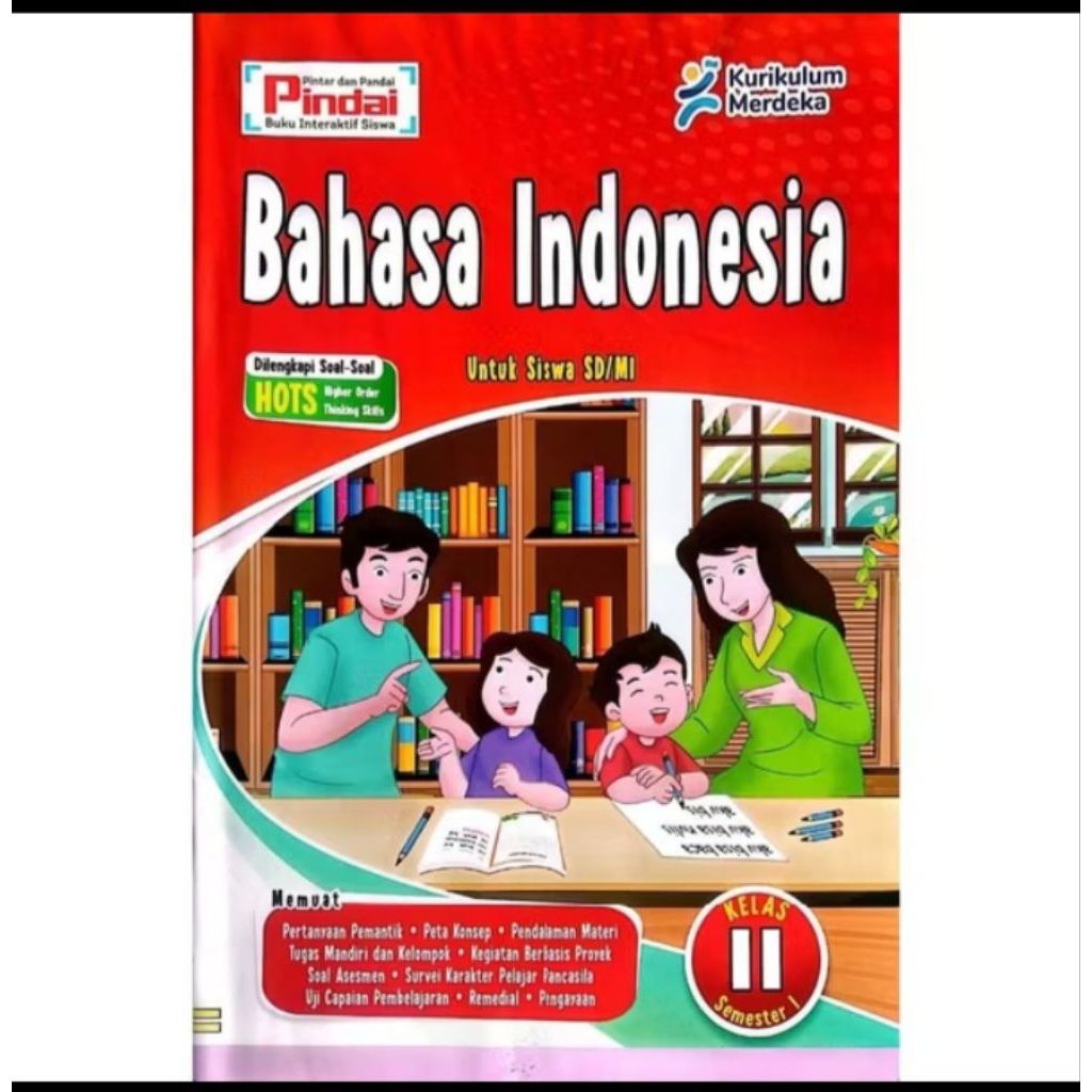 Buku LKS Bahasa Indonesia kelas 2 SD/MI semester 1