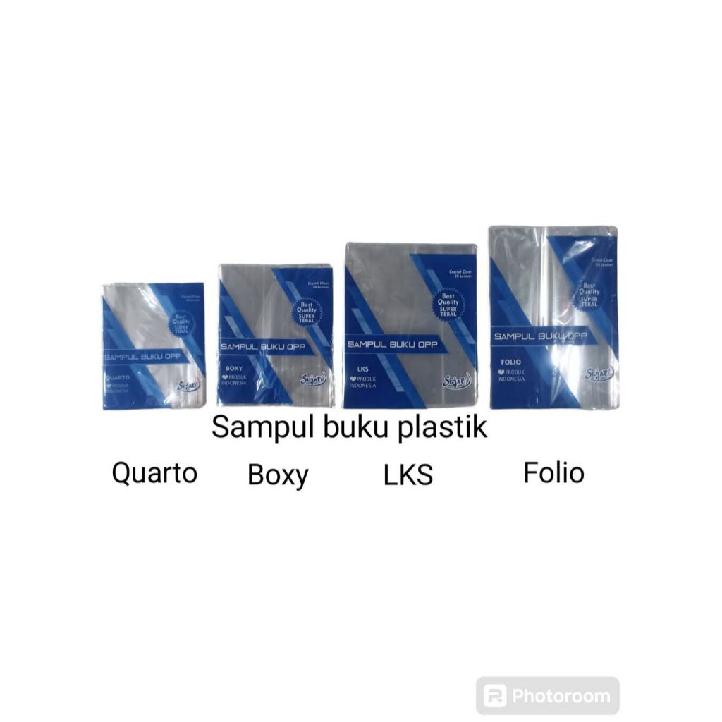 

sampul buku plastik ukuran quarto isi 20 pc #