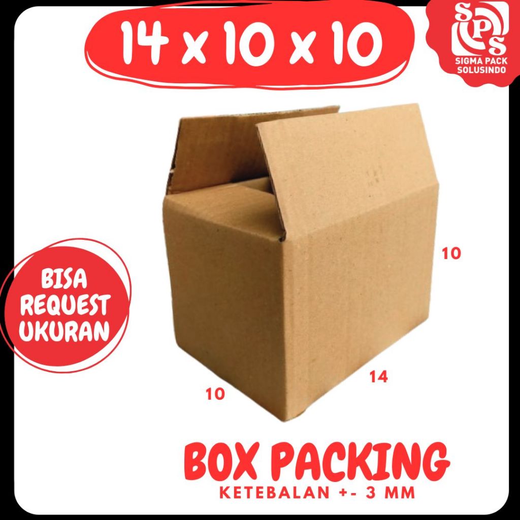 

Box 14x10x10 Kardus Packing A1 Karton Dus Kotak Kemasan Botol Gelas Kopi Teh Jamu Madu Zigma Pack