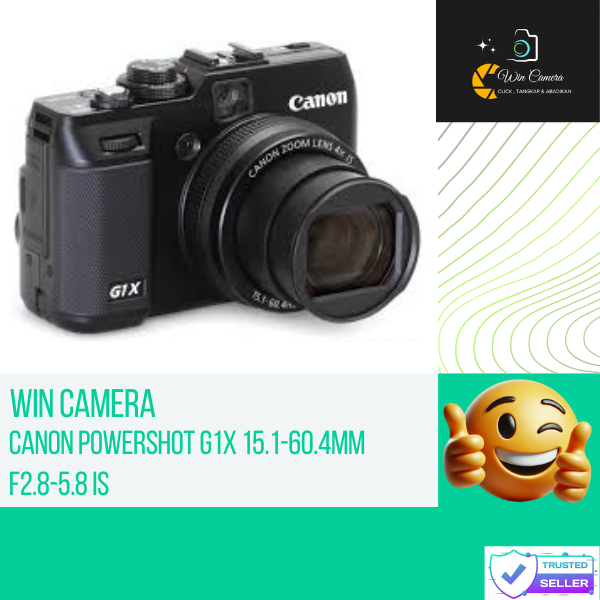 Canon PowerShot G1X / Kamera Canon / Camera Canon / Kamera Pocket / Camera Pocket / Kamera Digital /