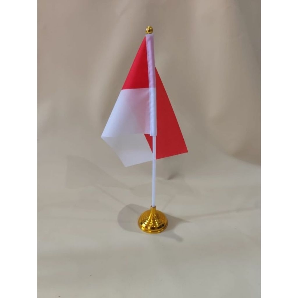 Bendera Merah Putih Indonesia Meja Bendera Hiasan Aksesoris Meja Bendera Merah Putih