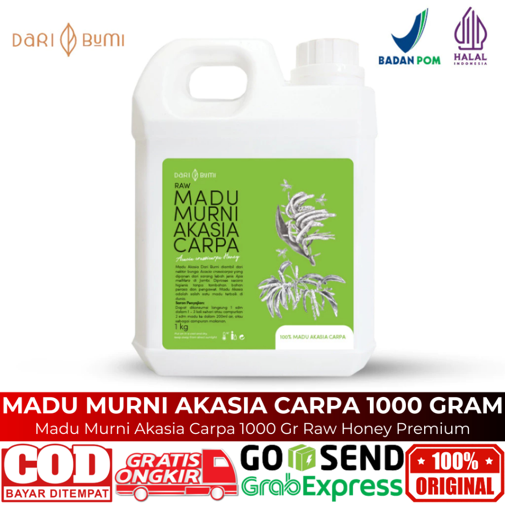 

Madu Murni Akasia Carpa 1 Kg Premium Pure Original Dari Bumi