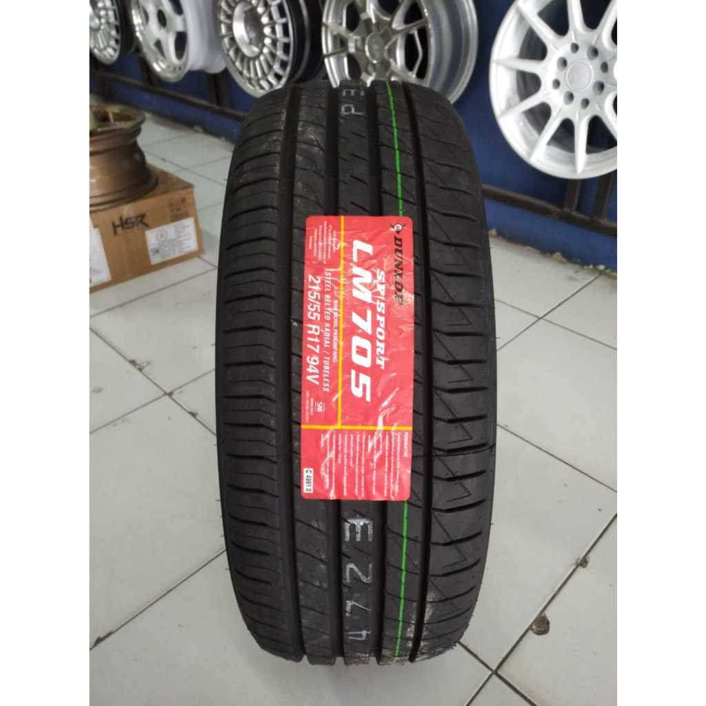 Ban dunlop LM705 ukuran 215 55 R17 ban mobil hrv xtrail juke outlander ukuran 215/55 17 DUNLOP