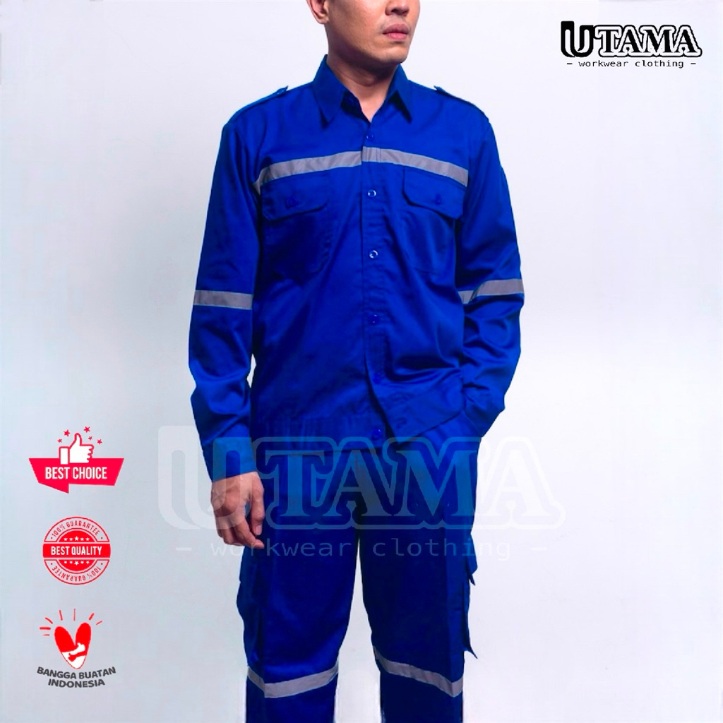Seragam Safety Proyek - Setelan Proyek - Baju dan Celana Safety - Wearpack Putusan