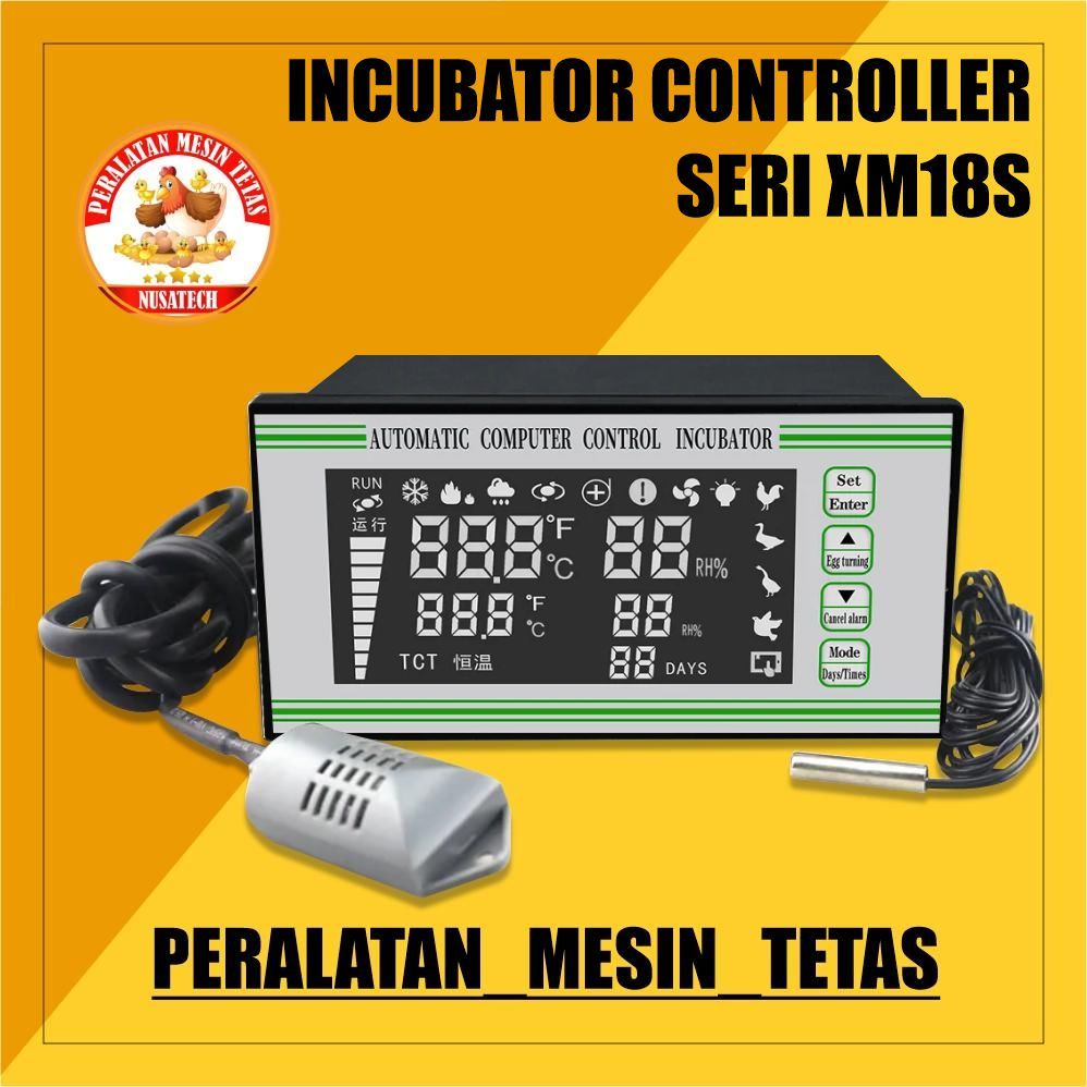Xm-18s Egg Incubator Termostat Hygrostat Termohygrostat Automatic