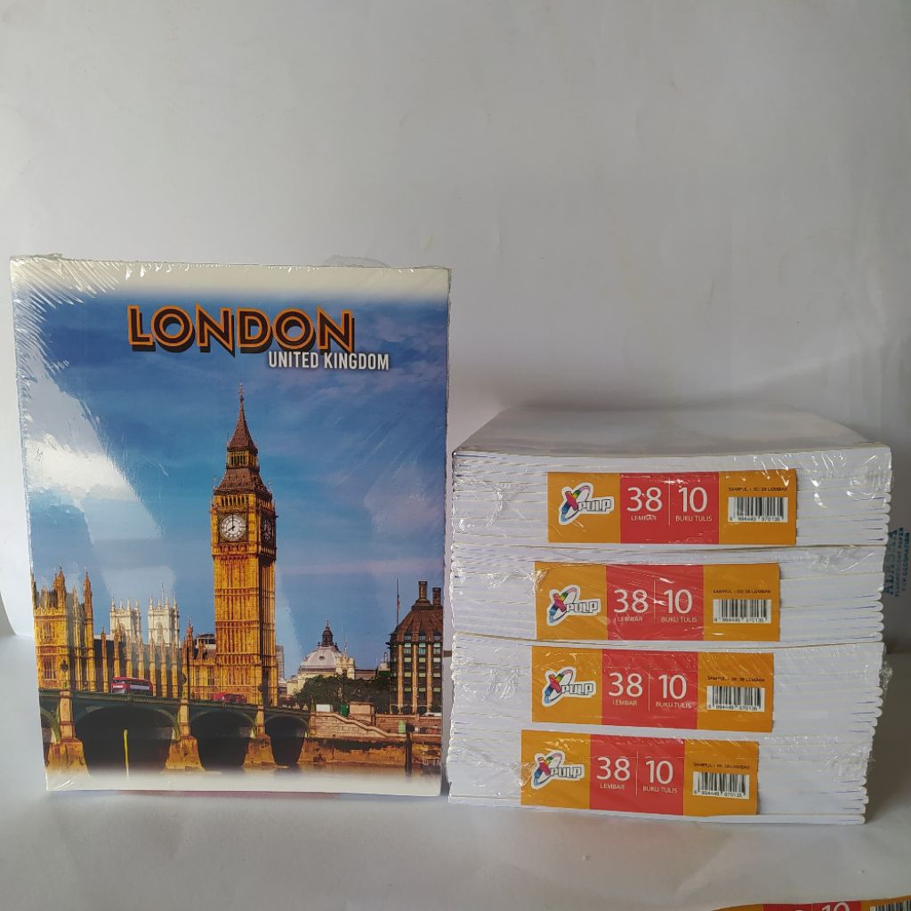 

Buku Tulis 38 Lembar per pack isi 10 Buku