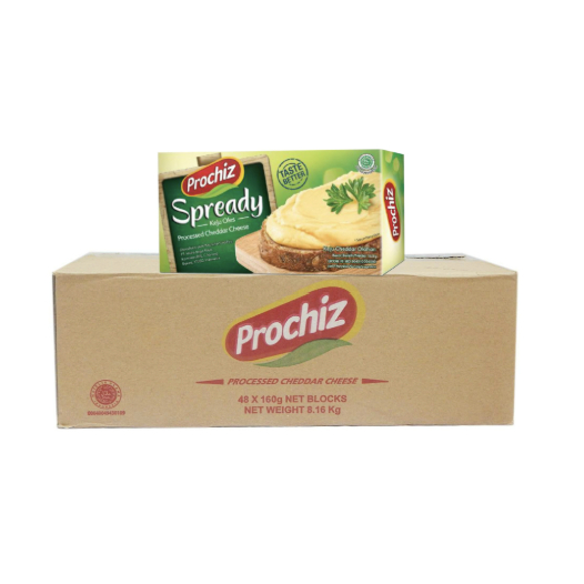 

PROCHIZ SPREADY 48PCS x 160gr / KEJU OLES PROCHIZ 48PCS x 160gr ( 1 DUS )