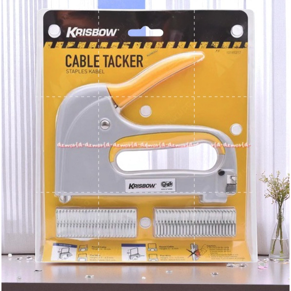 

Krisbow Cable Tacker Staples Kabel Alat Penembak Streples Untuk Kabel Kris Bow Steples Untuk Kabel Telpon Lan Telepon