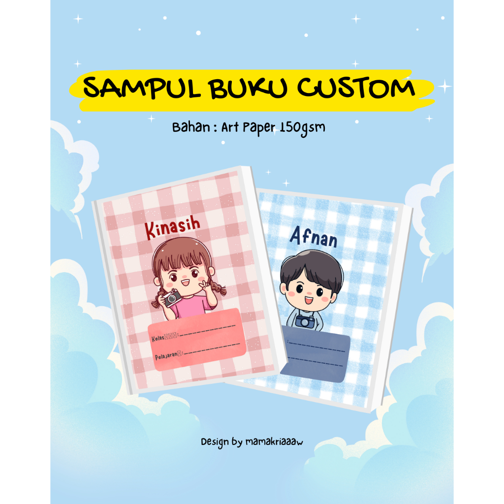 

Sampul Buku Tulis[ FREE Custom Nama + Sekolah] karakter lucu anak PAUD-TK-SD-SMP-SMA