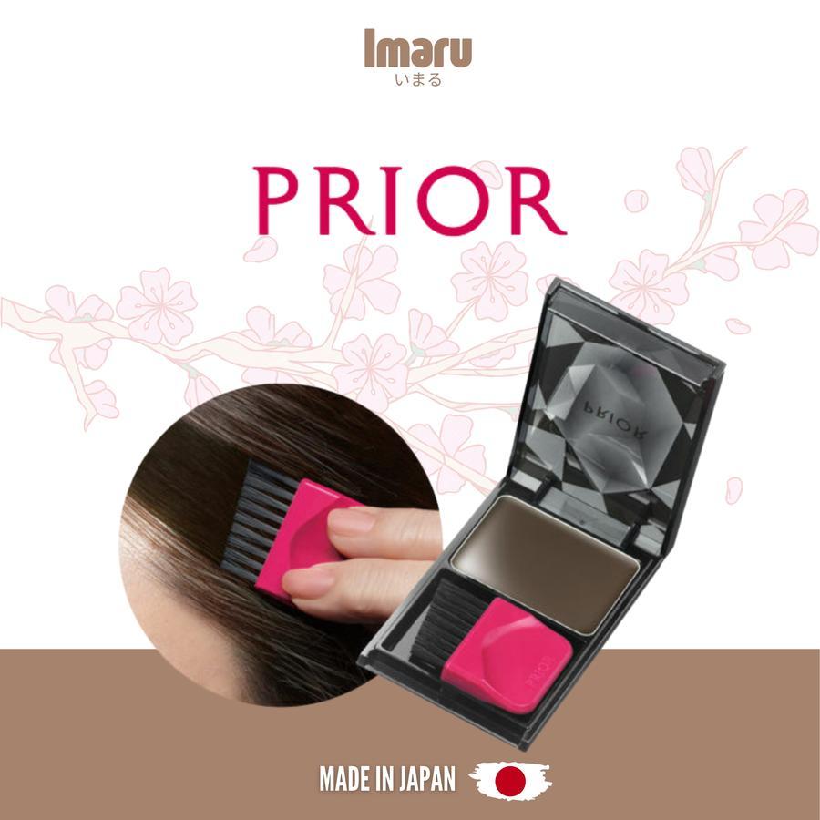 SHISEIDO PRIOR Hair Dye - Cat Rambut Instan - Bedak Penutup Uban Instan
