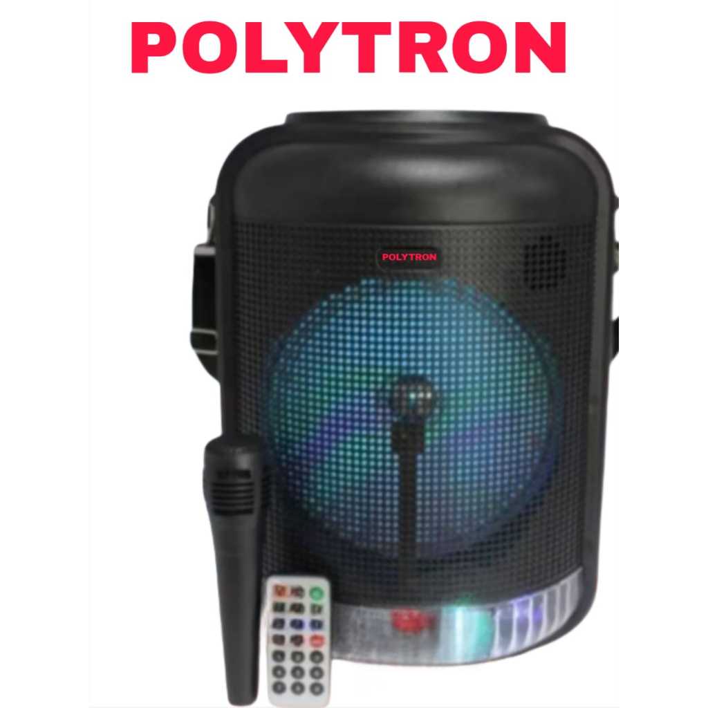 Speaker Bluetooth QS 4001 Ukuran 8" Free Mic & Remote