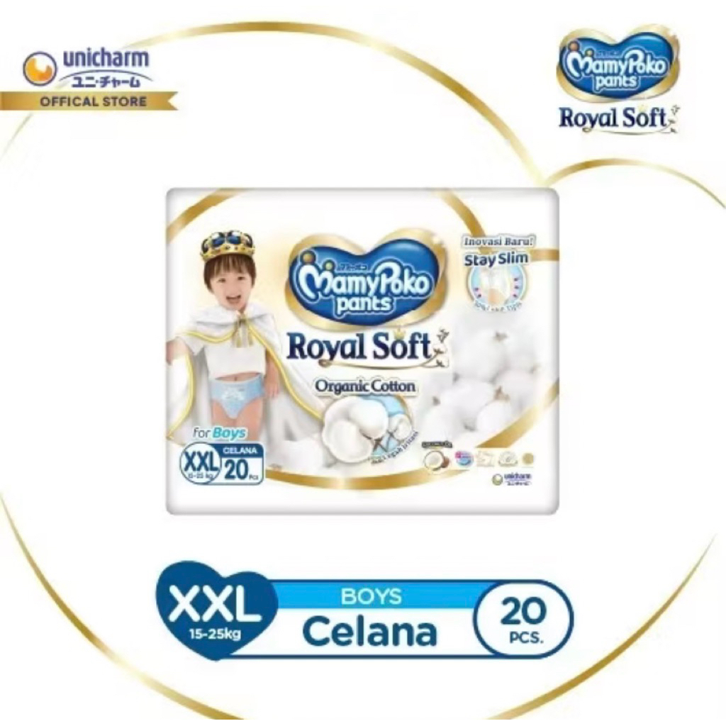 MAMYPOKO ROYAL SOFT XXL 20 BOYS